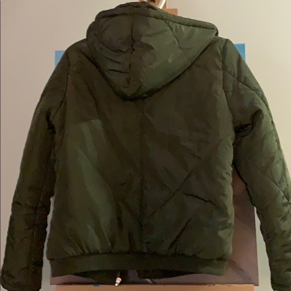 Manteau dhiver Noisy May kaki - Picture 2 of 2